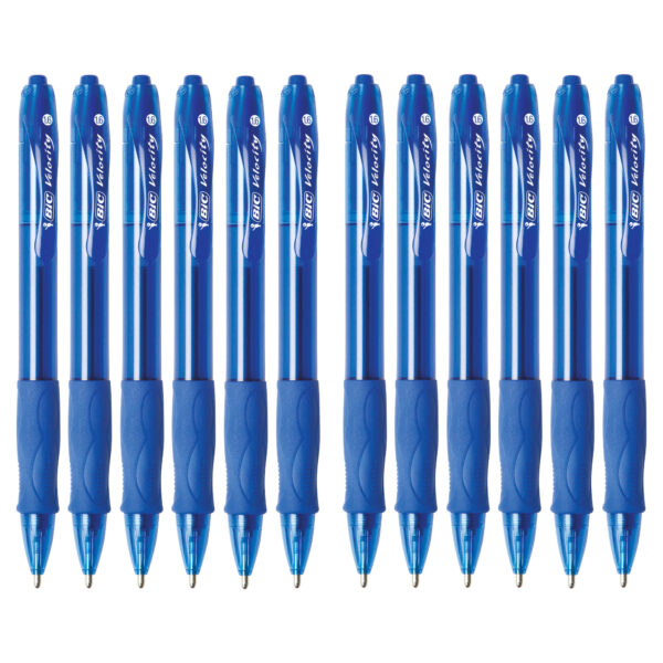 Glide Bold Retractable Ball Point Pen, Bold Point (1.6mm), Blue, 12-Count