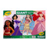 Giant Coloring Pages, 12" x 18", Princess, 18 Per Set, 4 Sets