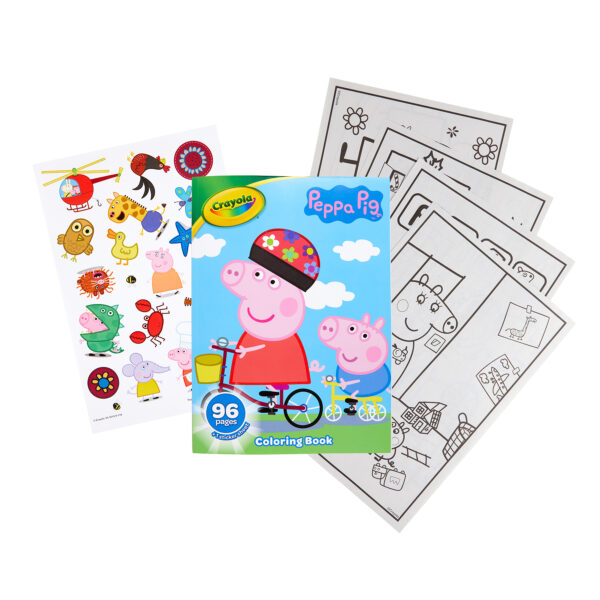 Coloring Book, Peppa Pig, 96 Pages, Pack of 8