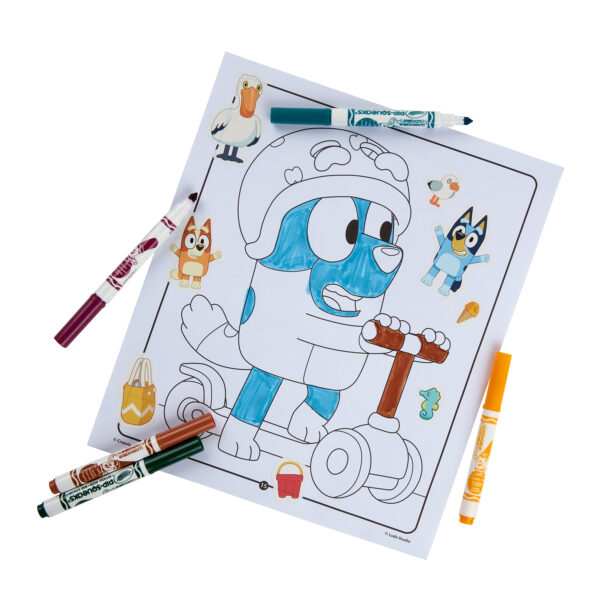 Color & Sticker Activity Set, Bluey, 3 Sets