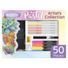 Pastels Artist's Collection Kit, 50 Pieces