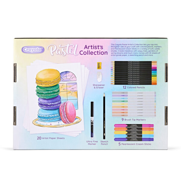 Pastels Artist's Collection Kit, 50 Pieces