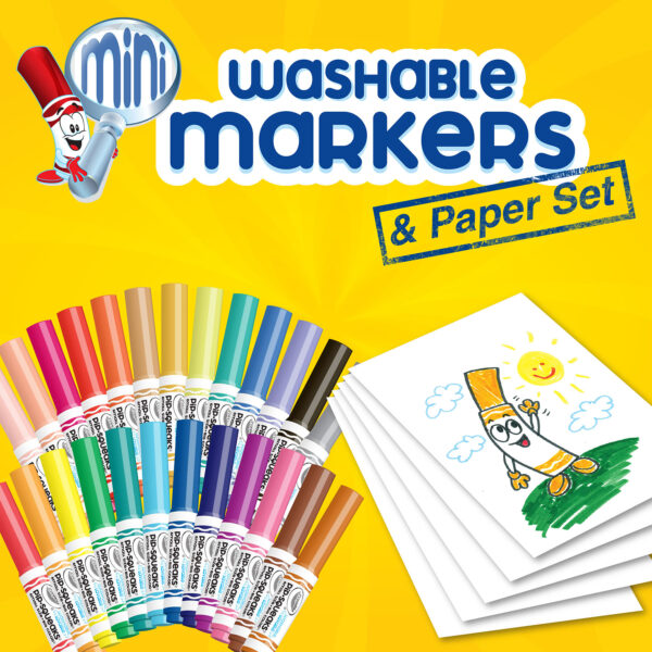 Pip-Squeaks Washable Markers & Paper Set