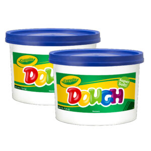 Super Soft Modeling Dough, Blue, 3 lbs. Bucket, Pack of 2