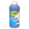 Washable Paint, Blue, 16 oz. Bottles, Pack of 6