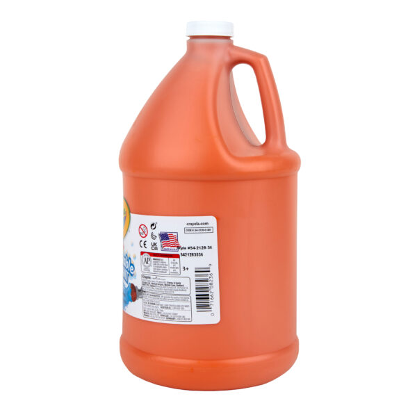 Washable Paint, Orange, Gallon