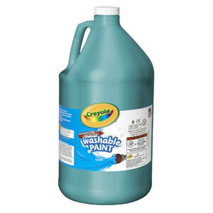 Washable Paint, Turquoise, Gallon