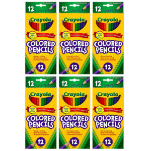 Colored Pencils, 12 Per Box, 6 Boxes