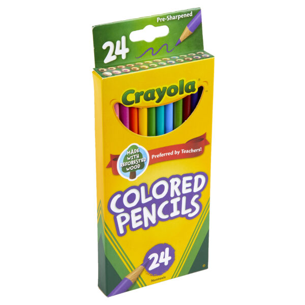 Colored Pencils, 24 Per Pack, 36 Packs