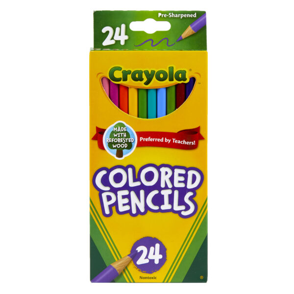 Colored Pencils, 24 Per Pack, 36 Packs