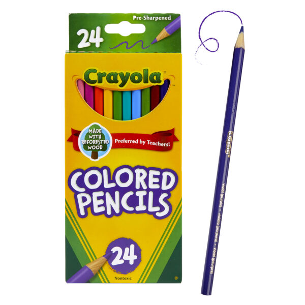 Colored Pencils, 24 Per Box, 3 Boxes