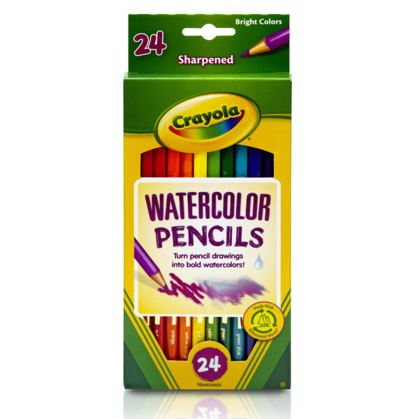 Watercolor Pencils, 24 Per Box, 3 Boxes