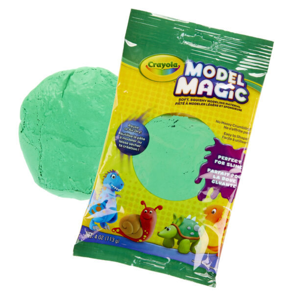 Model Magic Modeling Compound, Green, 4 oz Packs, 6 Packs