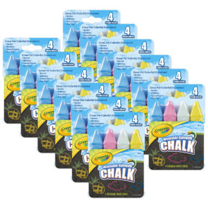 Sidewalk Chalk, 4 Per Pack, 12 Packs