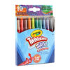 SWIRL Mini Twistable Crayons, 10 Per Pack, 6 Packs