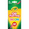 Oil Pastels, Neon, 12 Per Pack, 6 Packs