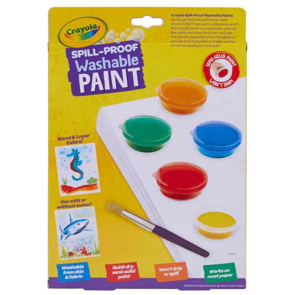 Spill-Proof Washable Paint Kit, 2 Kits