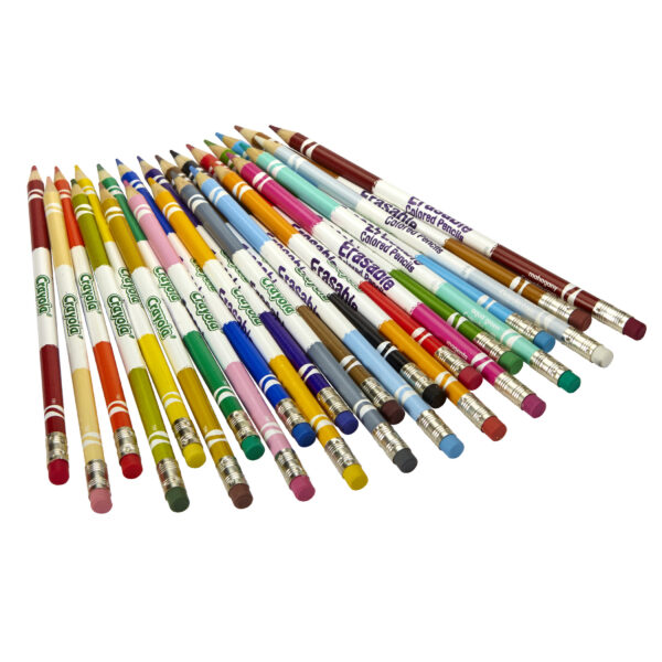 Erasable Colored Pencils, 24 Per Box, 3 Boxes