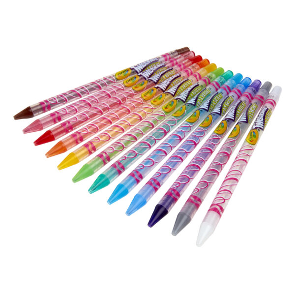 Bold & Bright Twistables Colored Pencils, 12 Per Pack, 3 Packs