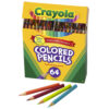 Short Colored Pencils, 64 Per Pack, 2 Packs