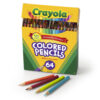 Short Colored Pencils, 64 Per Pack, 2 Packs