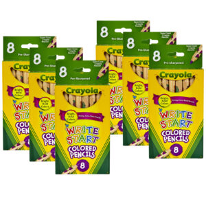 Write Start Colored Pencils, 8 Per Box, 6 Boxes