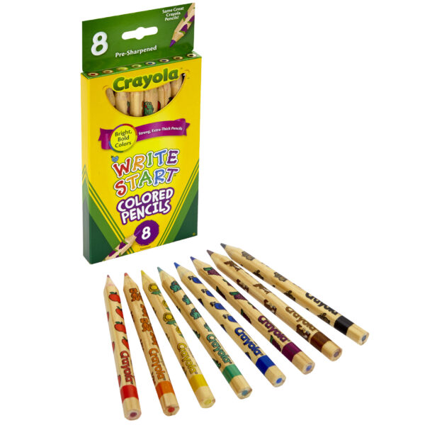 Write Start Colored Pencils, 8 Per Box, 6 Boxes