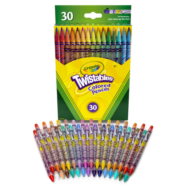 Twistables Colored Pencils 30 Per Box, 2 Boxes