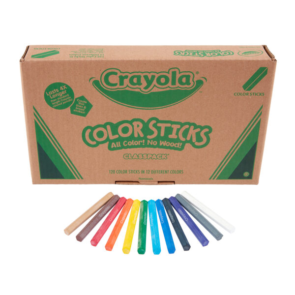 Color Sticks Classpack, 120 Count