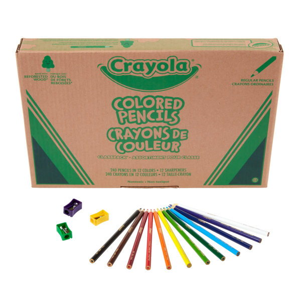 Colored Pencil Classpack, 240 Count