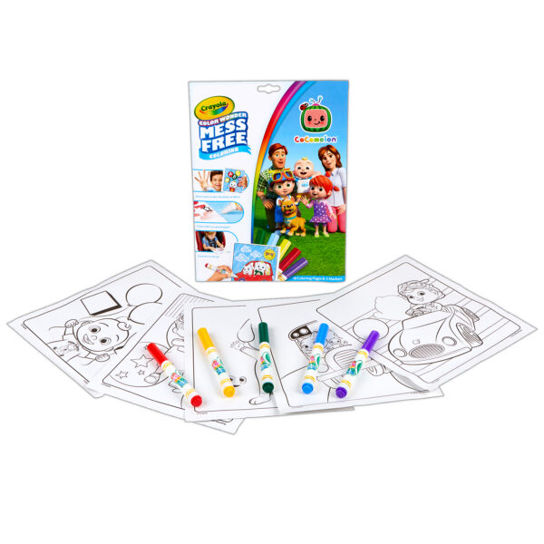 Color Wonder Coloring Pad & Markers, Cocomelon, 2 Sets