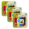 Washable Tripod Grip Markers, 8 Per Pack, 3 Packs