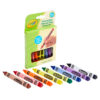 Washable Tripod Grip Crayons, 8 Per Pack, 8 Packs