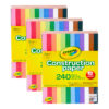 Construction Paper, 240 Sheets Per Pack, 3 Packs