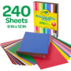 Construction Paper, 240 Sheets Per Pack, 3 Packs