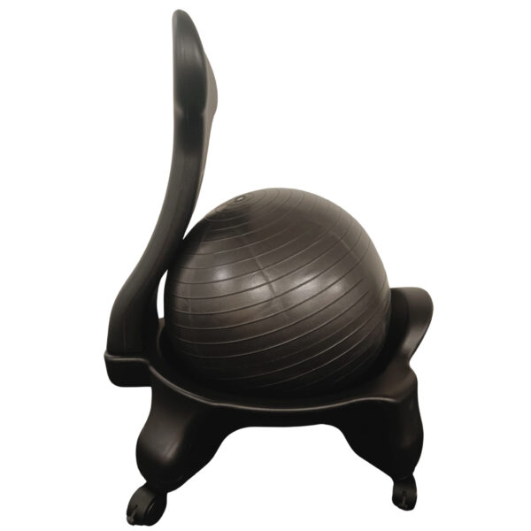 Stability Ball Chair, Adult, Black-Black