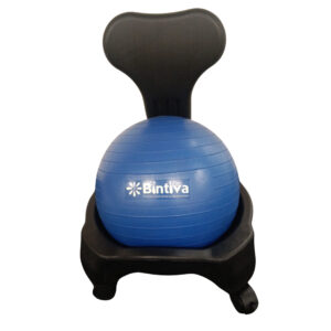 Stability Ball Chair, Child, Black-Blue