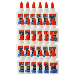 Washable School Glue, 1.25 oz. Bottle, Pack of 24