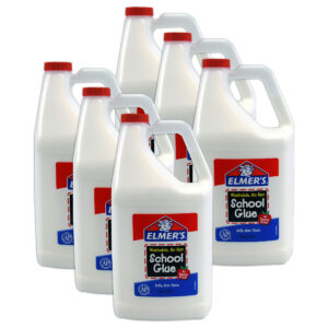 Washable School Glue, Gallon, Pack of 6