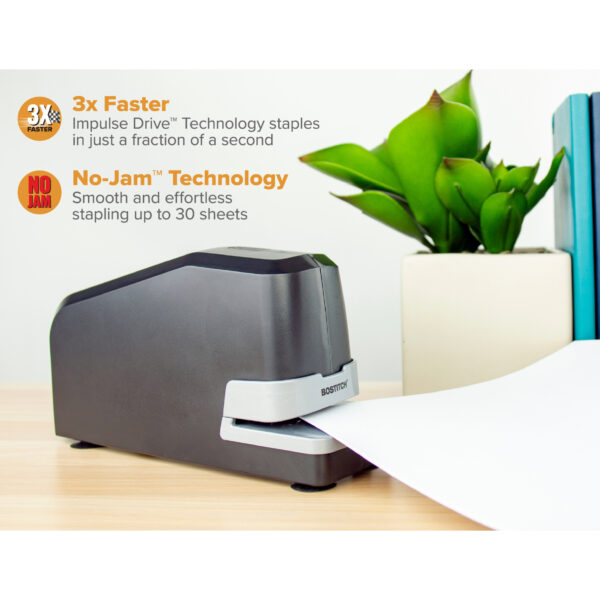 Impulse 30 Sheet Electric Stapler, Black