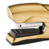 Flat Clinch Stapler, 40 Sheets, Gold