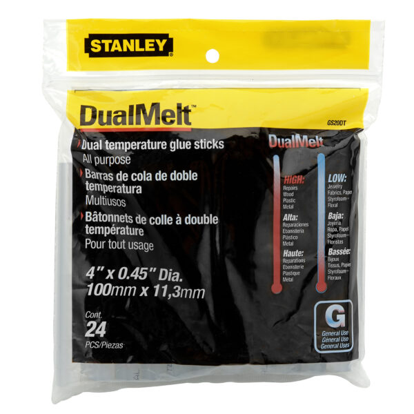 Dual Temperature Glue Sticks, 7-16 in x 4 in, 24 Per Pack, 2 Packs