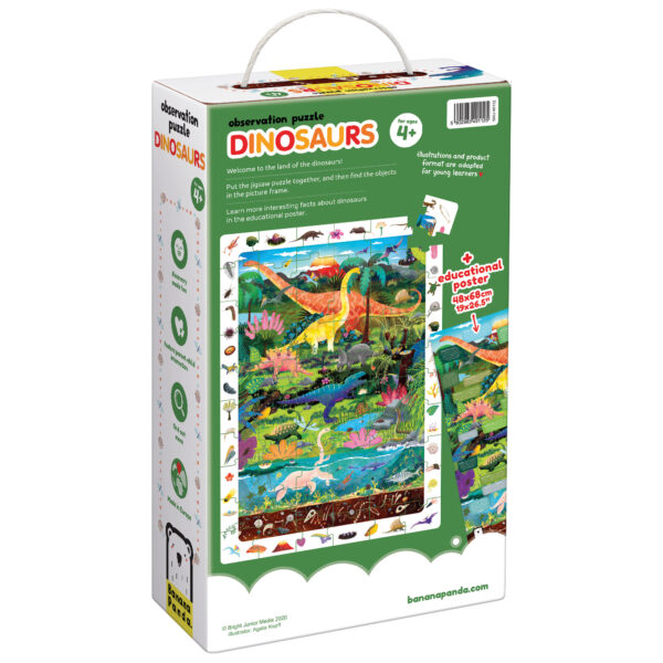 Observation Puzzle, Dinosaurs, Age 4+