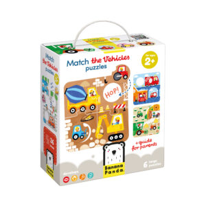 Match the Vehicles Puzzles, 6 Puzzles, Ages 2+