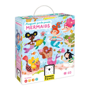 Magical Jumbo Puzzle Mermaids, Ages 4+