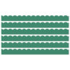 Grow Together Jade Green Scalloped Borders, 39 Feet Per Pack, 6 Packs