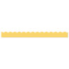 Grow Together Yellow with Painted Dots Scalloped Borders, 39 Feet Per Pack, 6 Packs