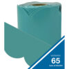 We Belong Teal Rolled Scalloped Bulletin Board Borders, 65 Feet Per Roll, Pack of 3