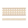 True to You Woven Cane Straight Bulletin Board Borders, 36 Feet Per Pack, 6 Packs