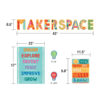 Makerspace Bulletin Board Set, 33 Pieces